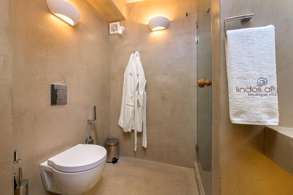 Lindos Allure Villa With Jacuzzi And Acropolis View!!! 客房 照片
